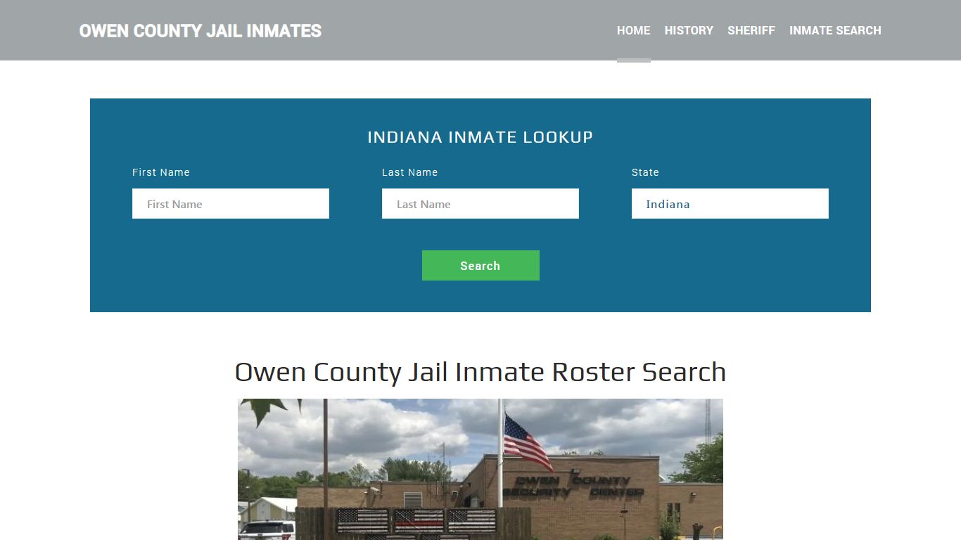 Owen County Jail Inmate Roster Lookup, Spencer, IN