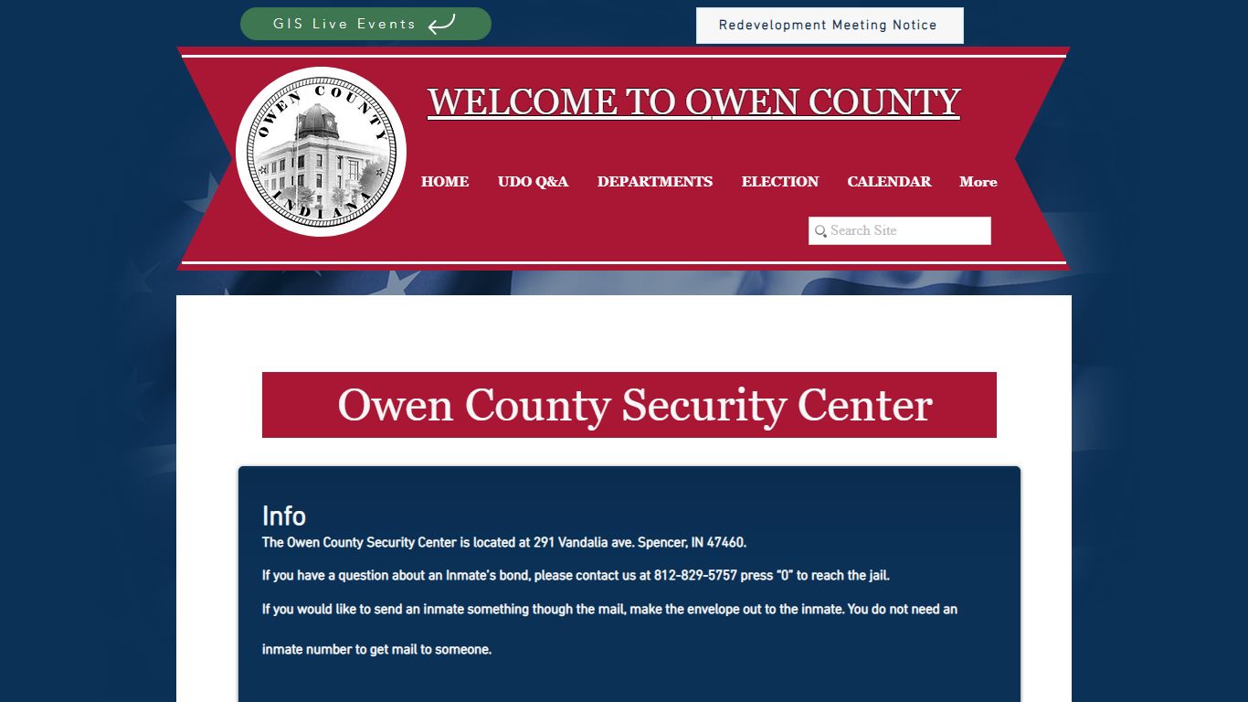 OWEN COUNTY SECURITY CENTER | owencounty